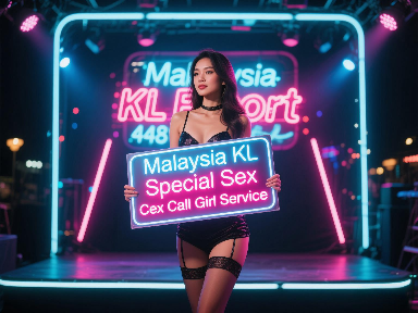 Woman holding "Malaysia KL Special Sex" sign. Massage B2B, KL Call Girl.