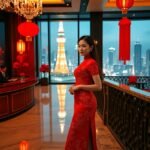 Stack of freshly baked chocolate chip cookies