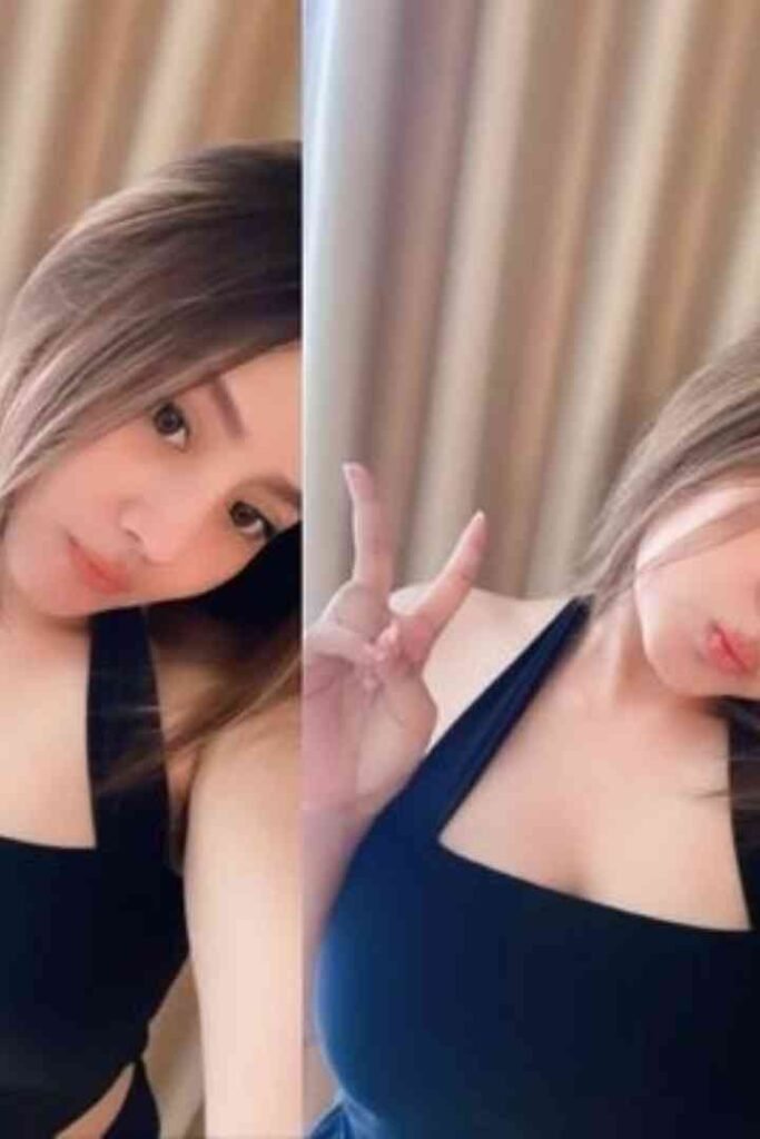 Tasya, a beautiful Malay escort, poses for a photo, offering a glimpse of her allure.
